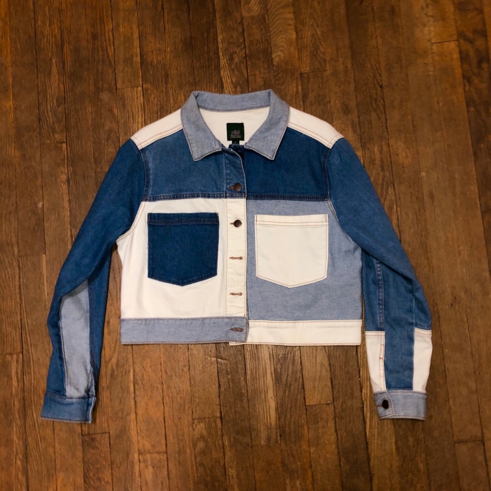 Multi Colored Denim Jacket